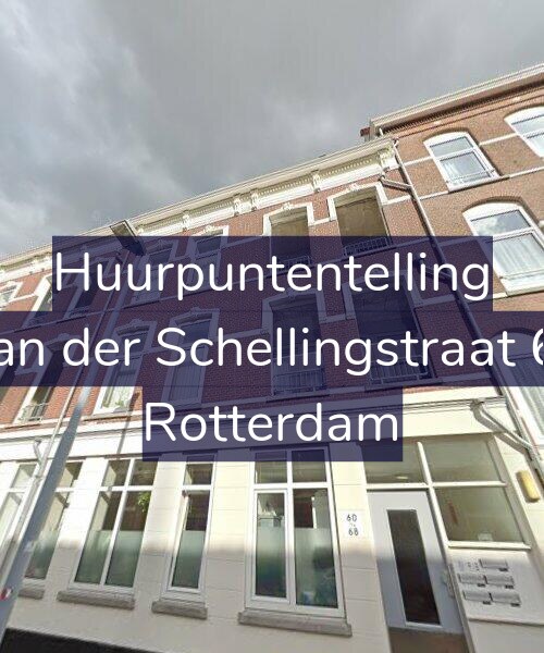 Foto gevel Huurpuntentelling voor Van der Schellingstraat 60, Rotterdam