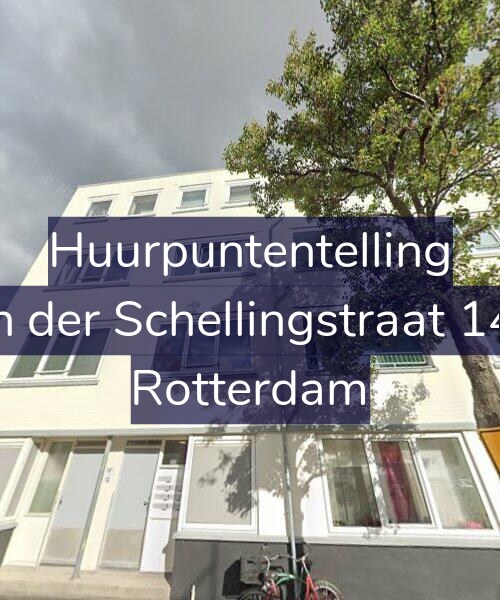 Foto gevel Huurpuntentelling voor Van der Schellingstraat 14-A, Rotterdam