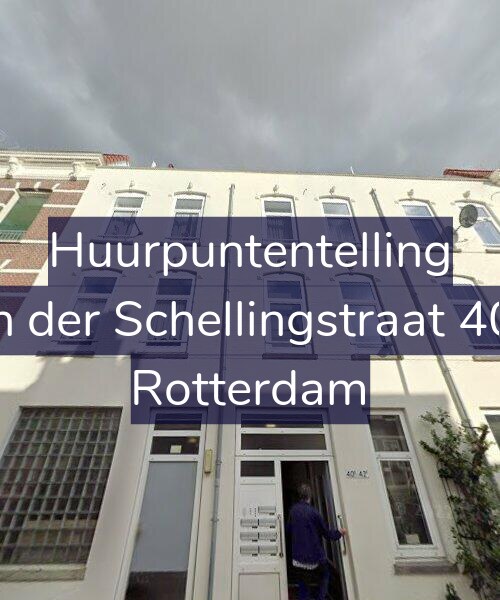 Foto gevel Huurpuntentelling voor Van der Schellingstraat 40-D, Rotterdam