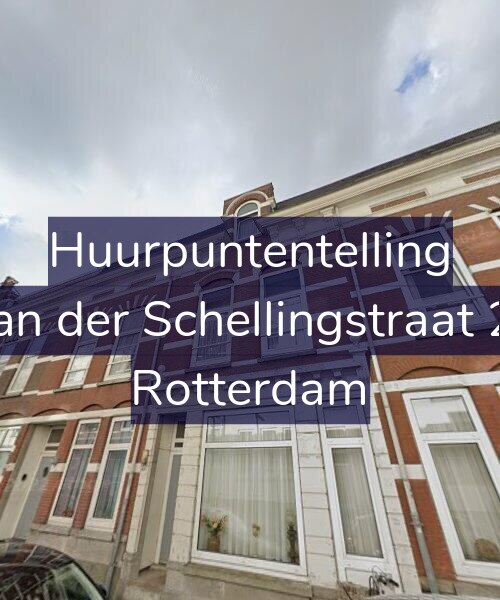 Foto gevel Huurpuntentelling voor Van der Schellingstraat 27, Rotterdam