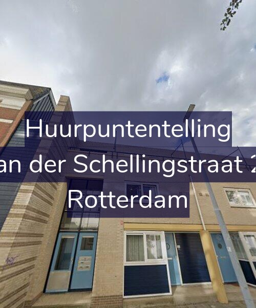 Foto gevel Huurpuntentelling voor Van der Schellingstraat 21, Rotterdam