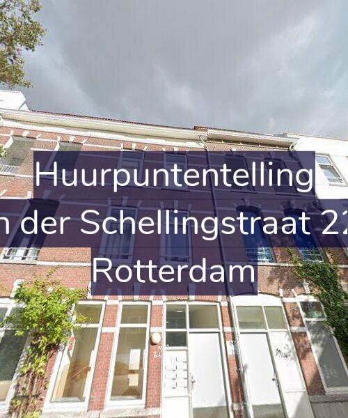 Foto gevel Huurpuntentelling voor Van der Schellingstraat 22-C, Rotterdam