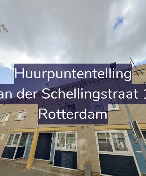 Foto gevel Huurpuntentelling voor Van der Schellingstraat 15, Rotterdam
