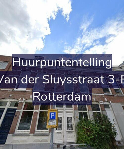Foto gevel Huurpuntentelling voor Van der Sluysstraat 3-B, Rotterdam