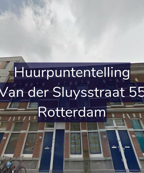 Foto gevel Huurpuntentelling voor Van der Sluysstraat 55, Rotterdam