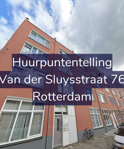 Foto gevel Huurpuntentelling voor Van der Sluysstraat 76, Rotterdam