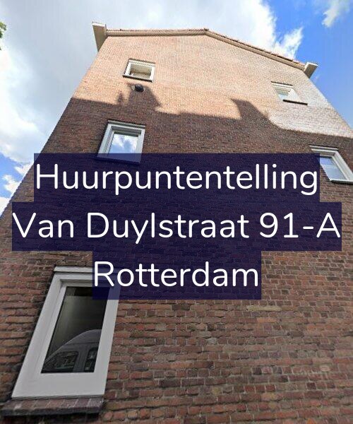 Foto gevel Huurpuntentelling voor Van Duylstraat 91-A, Rotterdam