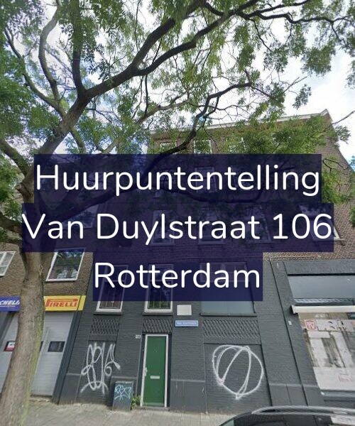 Foto gevel Huurpuntentelling voor Van Duylstraat 106, Rotterdam