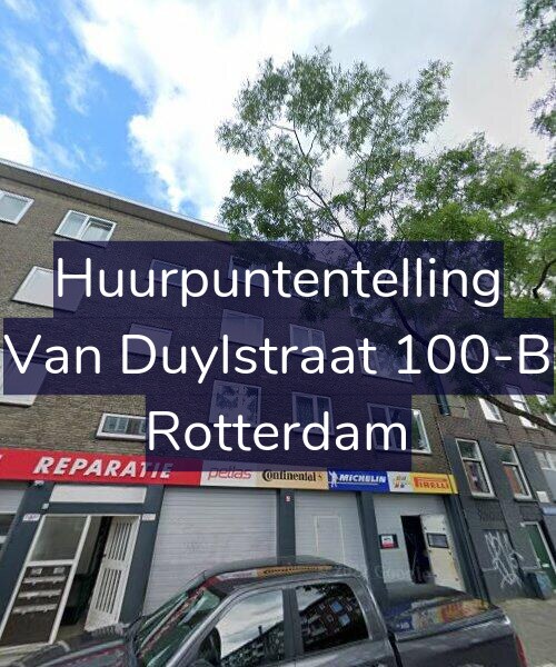Foto gevel Huurpuntentelling voor Van Duylstraat 100-B, Rotterdam