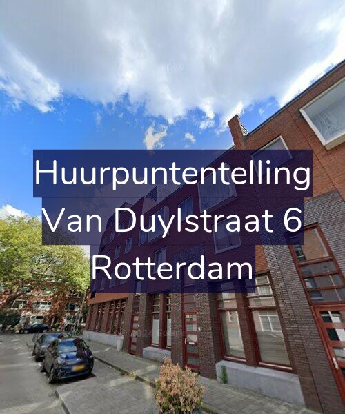Foto gevel Huurpuntentelling voor Van Duylstraat 6, Rotterdam