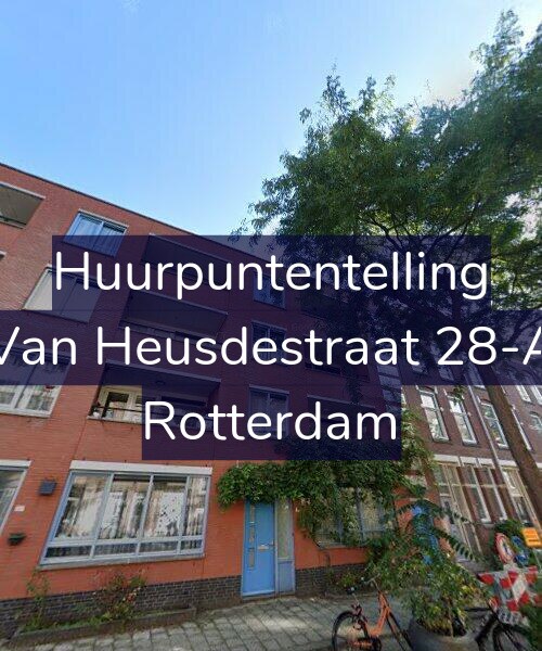 Foto gevel Huurpuntentelling voor Van Heusdestraat 28-A, Rotterdam