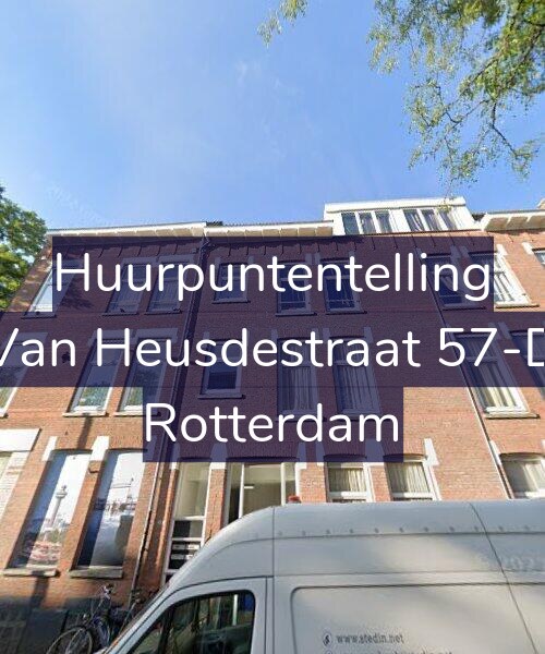 Foto gevel Huurpuntentelling voor Van Heusdestraat 57-D, Rotterdam