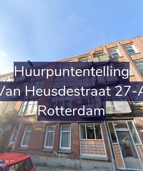 Foto gevel Huurpuntentelling voor Van Heusdestraat 27-A, Rotterdam