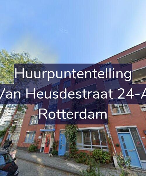 Foto gevel Huurpuntentelling voor Van Heusdestraat 24-A, Rotterdam