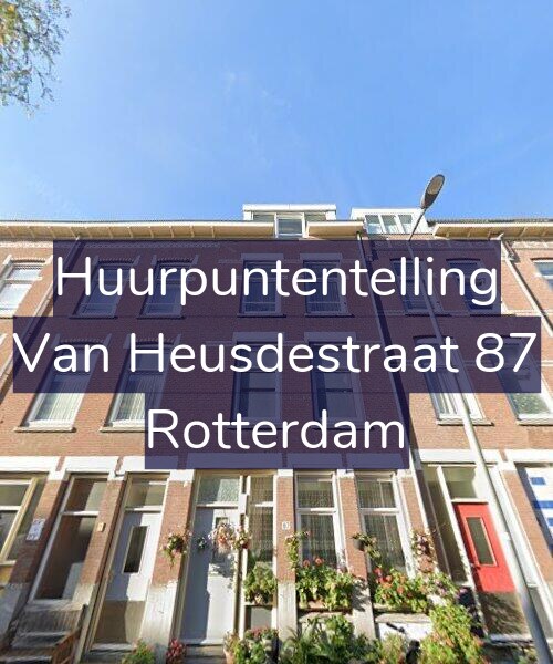 Foto gevel Huurpuntentelling voor Van Heusdestraat 87, Rotterdam
