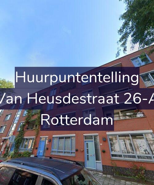 Foto gevel Huurpuntentelling voor Van Heusdestraat 26-A, Rotterdam