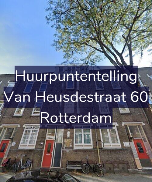 Foto gevel Huurpuntentelling voor Van Heusdestraat 60, Rotterdam