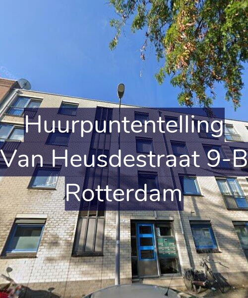 Foto gevel Huurpuntentelling voor Van Heusdestraat 9-B, Rotterdam