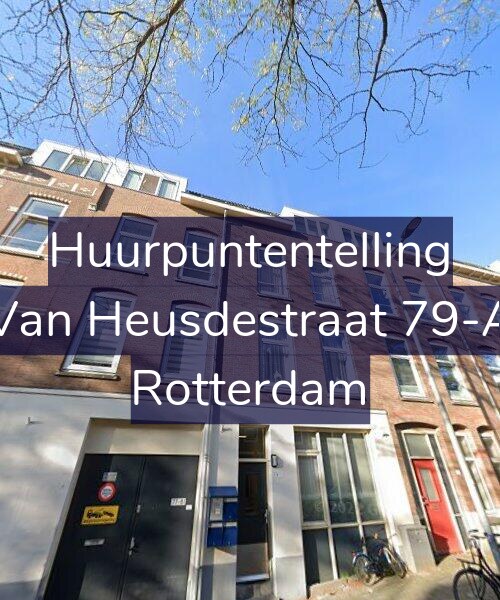 Foto gevel Huurpuntentelling voor Van Heusdestraat 79-A, Rotterdam