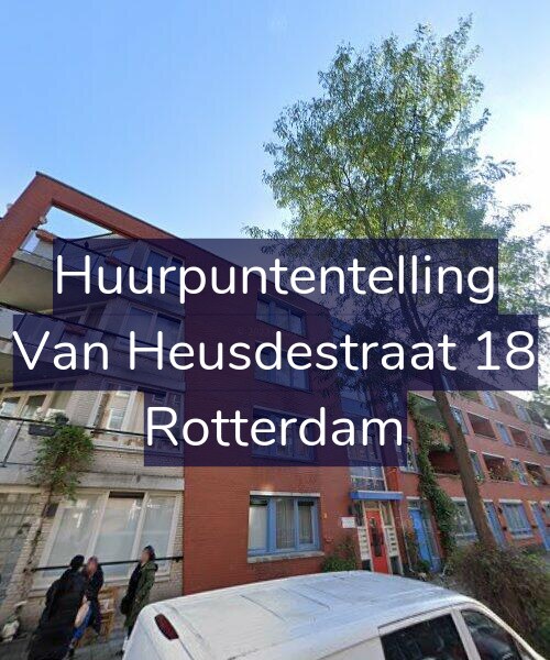 Foto gevel Huurpuntentelling voor Van Heusdestraat 18, Rotterdam