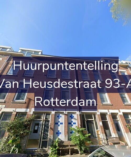 Foto gevel Huurpuntentelling voor Van Heusdestraat 93-A, Rotterdam