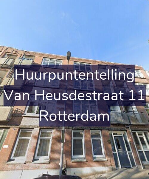 Foto gevel Huurpuntentelling voor Van Heusdestraat 11, Rotterdam