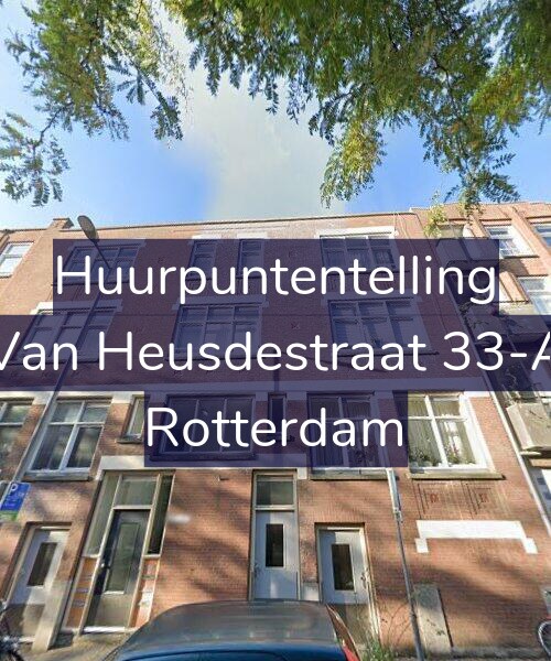 Foto gevel Huurpuntentelling voor Van Heusdestraat 33-A, Rotterdam