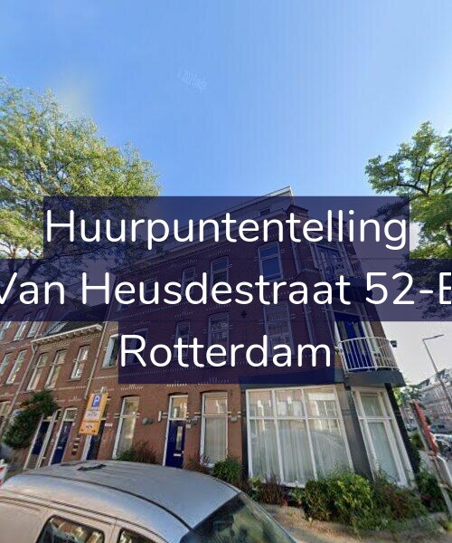Foto gevel Huurpuntentelling voor Van Heusdestraat 52-B, Rotterdam