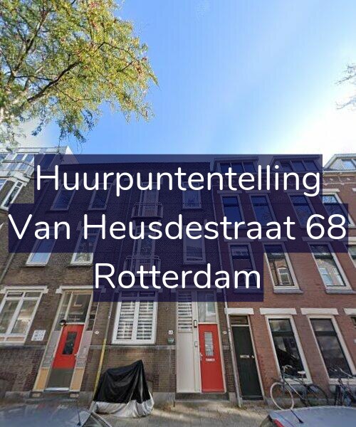 Foto gevel Huurpuntentelling voor Van Heusdestraat 68, Rotterdam