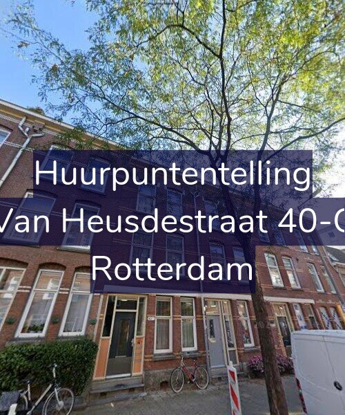 Foto gevel Huurpuntentelling voor Van Heusdestraat 40-C, Rotterdam