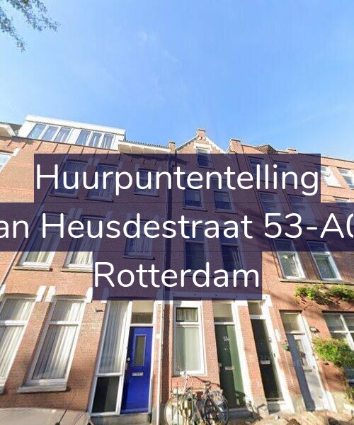 Foto gevel Huurpuntentelling voor Van Heusdestraat 53-A01, Rotterdam