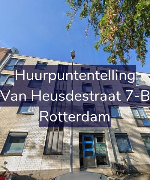 Foto gevel Huurpuntentelling voor Van Heusdestraat 7-B, Rotterdam