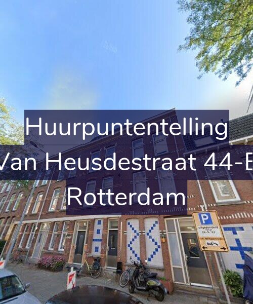 Foto gevel Huurpuntentelling voor Van Heusdestraat 44-B, Rotterdam
