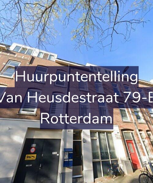 Foto gevel Huurpuntentelling voor Van Heusdestraat 79-B, Rotterdam