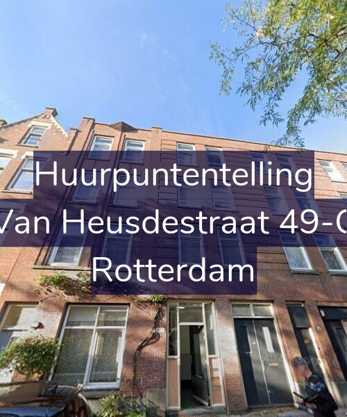 Foto gevel Huurpuntentelling voor Van Heusdestraat 49-C, Rotterdam