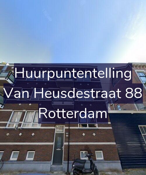 Foto gevel Huurpuntentelling voor Van Heusdestraat 88, Rotterdam