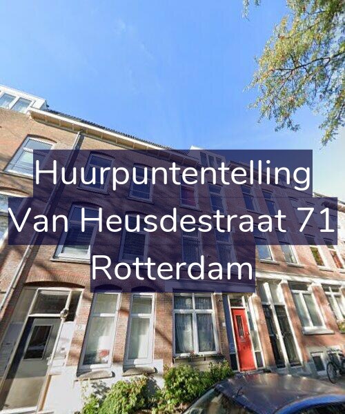 Foto gevel Huurpuntentelling voor Van Heusdestraat 71, Rotterdam