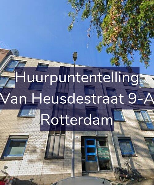 Foto gevel Huurpuntentelling voor Van Heusdestraat 9-A, Rotterdam