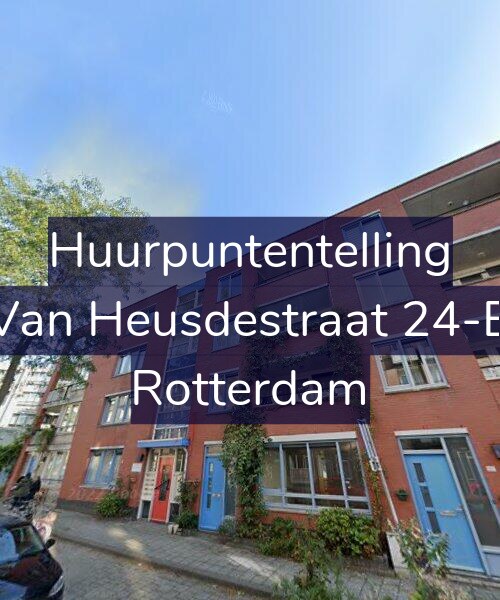 Foto gevel Huurpuntentelling voor Van Heusdestraat 24-B, Rotterdam