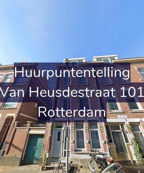 Foto gevel Huurpuntentelling voor Van Heusdestraat 101, Rotterdam