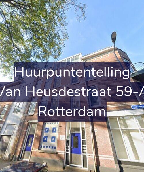 Foto gevel Huurpuntentelling voor Van Heusdestraat 59-A, Rotterdam