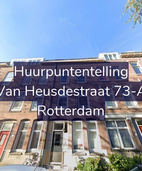 Foto gevel Huurpuntentelling voor Van Heusdestraat 73-A, Rotterdam