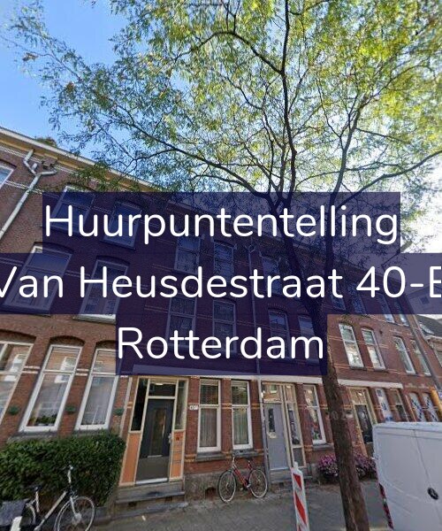 Foto gevel Huurpuntentelling voor Van Heusdestraat 40-B, Rotterdam