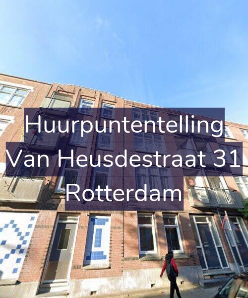 Foto gevel Huurpuntentelling voor Van Heusdestraat 31, Rotterdam