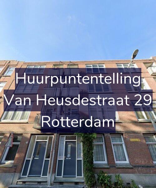 Foto gevel Huurpuntentelling voor Van Heusdestraat 29, Rotterdam