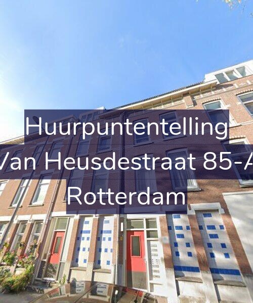 Foto gevel Huurpuntentelling voor Van Heusdestraat 85-A, Rotterdam