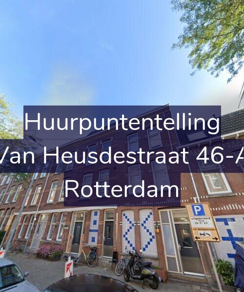 Foto gevel Huurpuntentelling voor Van Heusdestraat 46-A, Rotterdam