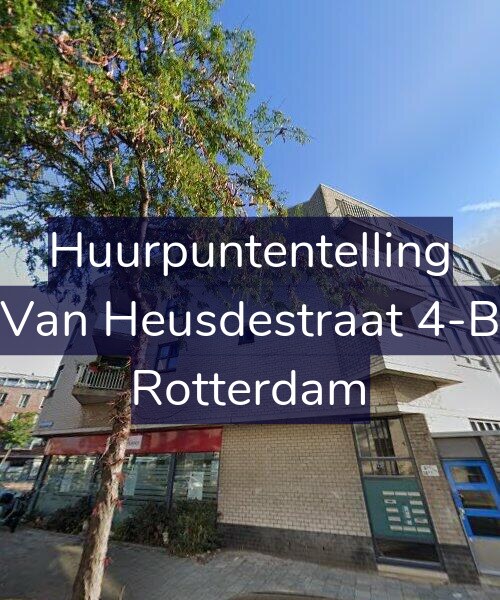 Foto gevel Huurpuntentelling voor Van Heusdestraat 4-B, Rotterdam