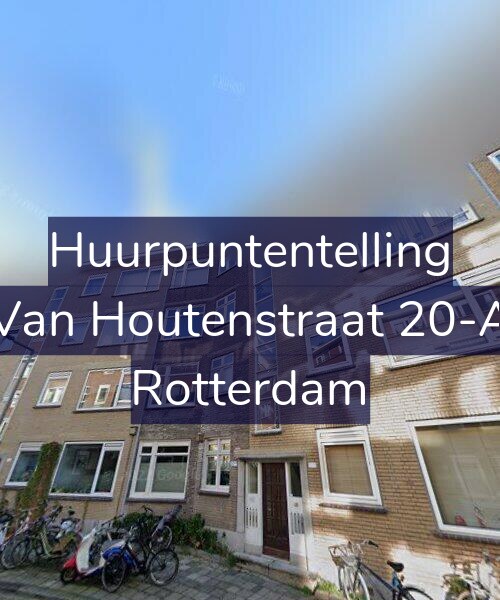 Foto gevel Huurpuntentelling voor Van Houtenstraat 20-A, Rotterdam