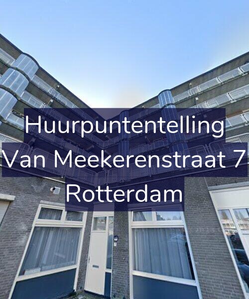 Foto gevel Huurpuntentelling voor Van Meekerenstraat 7, Rotterdam